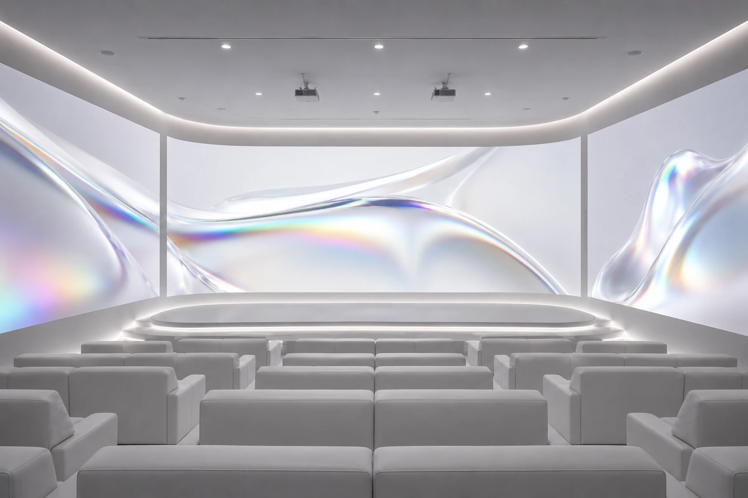 Immersive room with digital set design